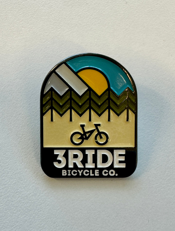 3ride Logo Pins