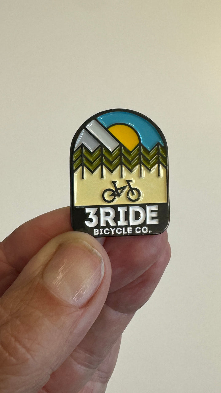 3ride Logo Pins