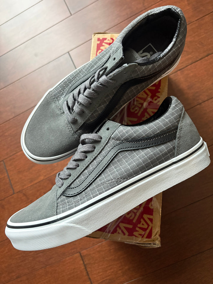 Vans Old Skool Canvas Pewter/True White (Womens)