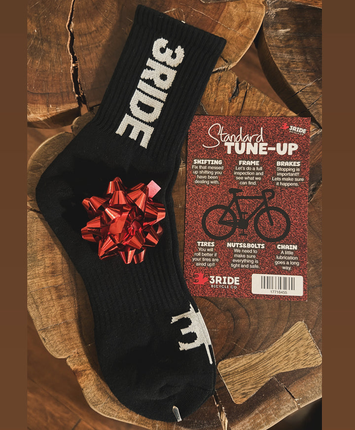 3Ride Gift Card - HOLIDAY TUNE UP&SOCKS