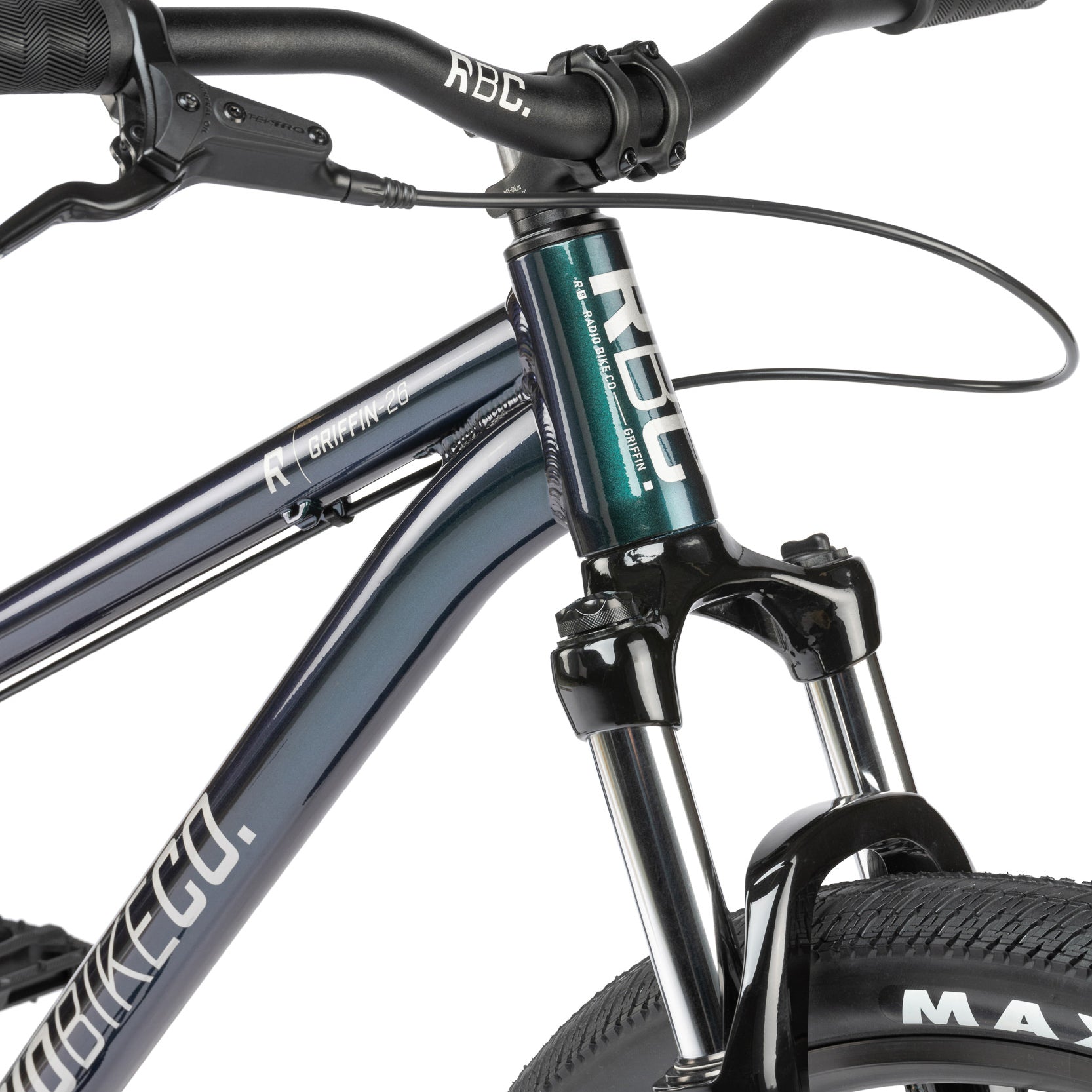 Radio Griffin 26 BMX Dirt Jump Bike Cobalt Green