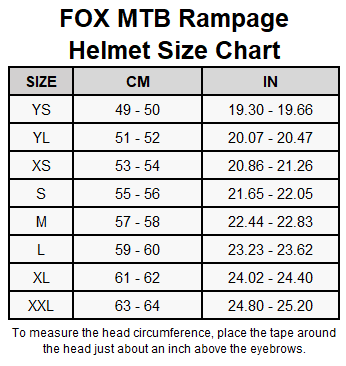 Fox Rampage 5050 Helmet
