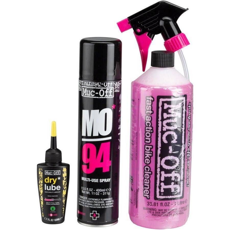 Muc-Off Wash, Protect & Lube Kit