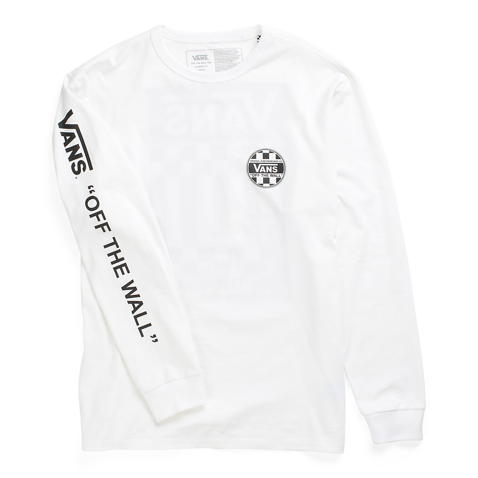 Vans Off the Wall Check Graphic L/S Tee