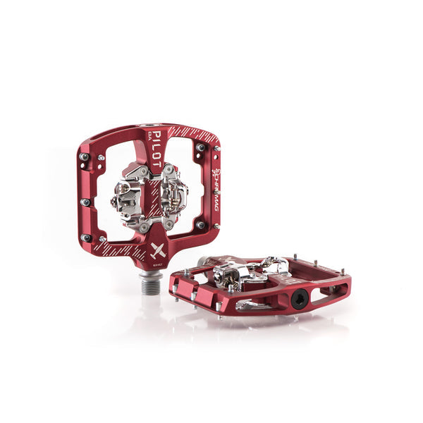 Red hot sale clipless pedals