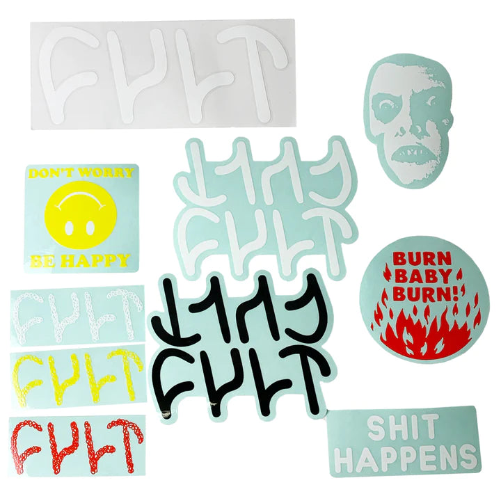 Cult 10-pack Sticker Kit - Cult -3ride.com